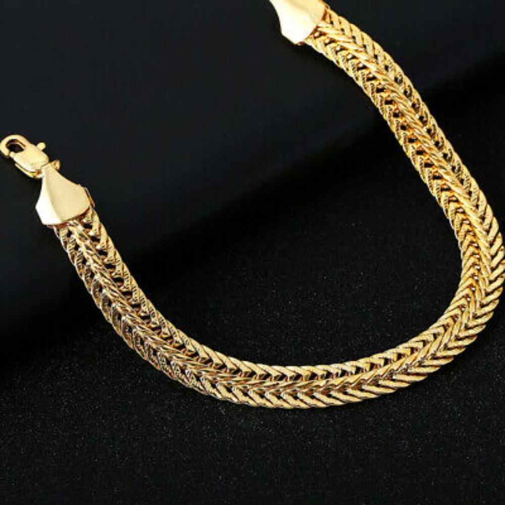Men's Gold Filled Fashion Chain Bracelet